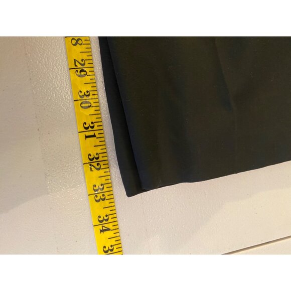 Cache Womens Black Flared Dress Pants Size 10 Rhinestone Snap Accent - Picture 7 of 9